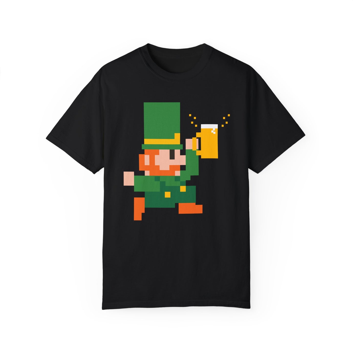 Pixel Leprechaun Tee - Be Lucky