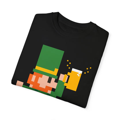 Pixel Leprechaun Tee - Be Lucky