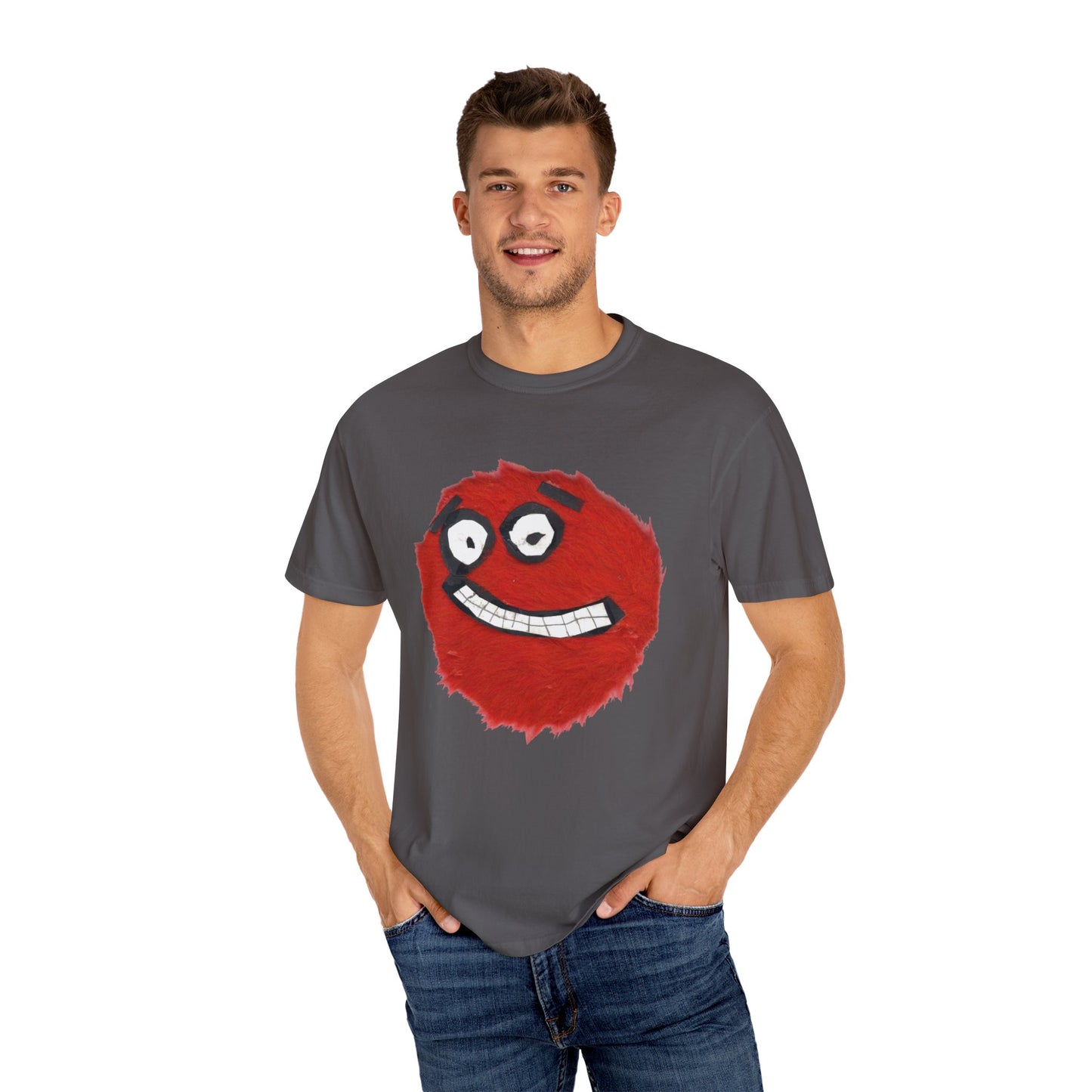 The Red Monster Tee Shirt: Big Furry and Friendly: