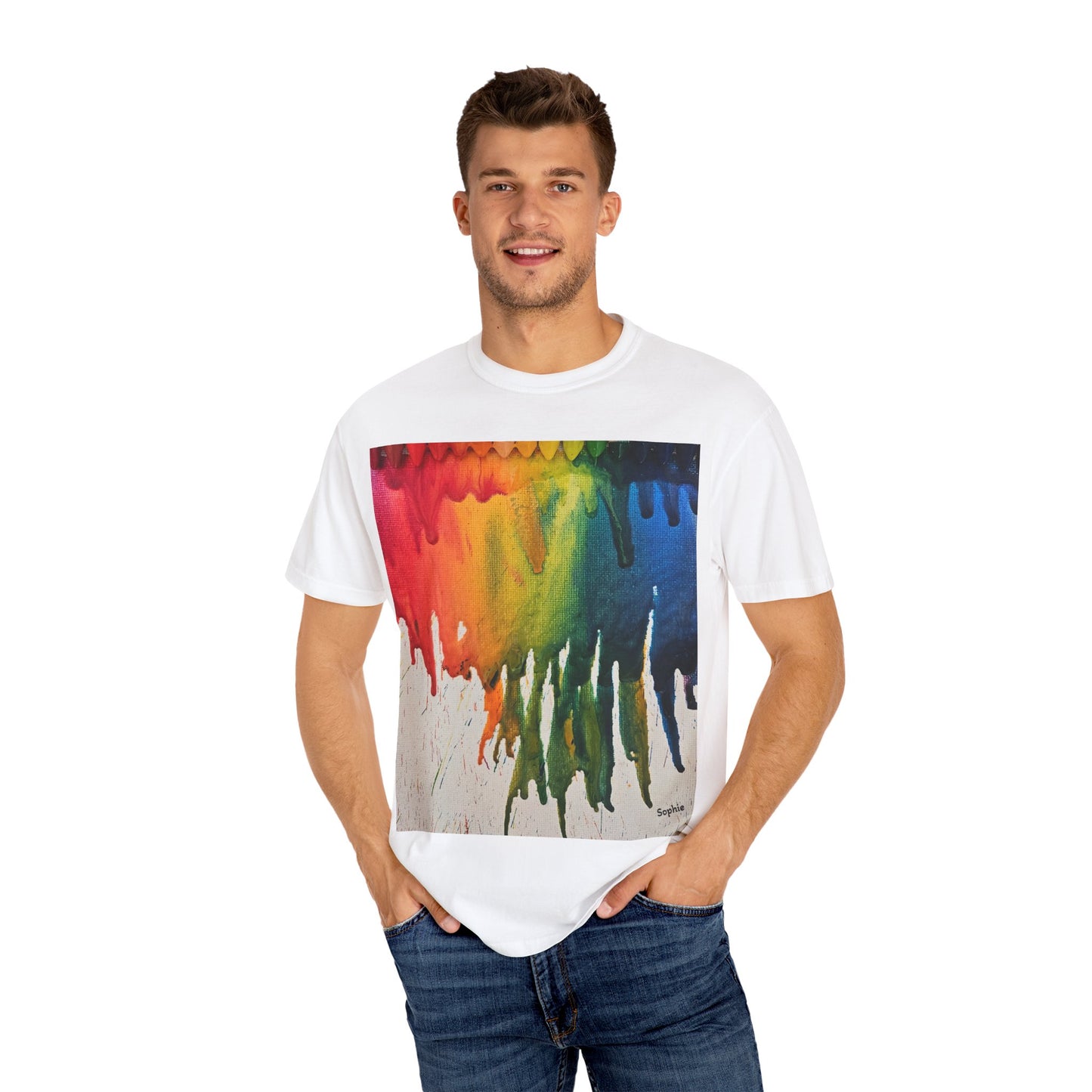 Crayon Explosion T-Shirt by Sophie