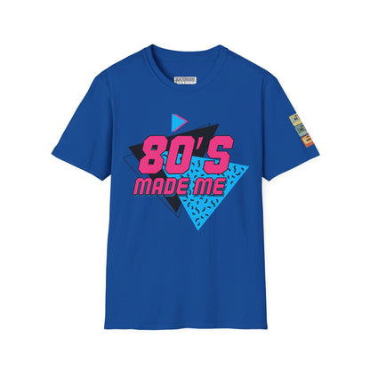 Retro Synthwave T-Shirt with Cassette Arm Design