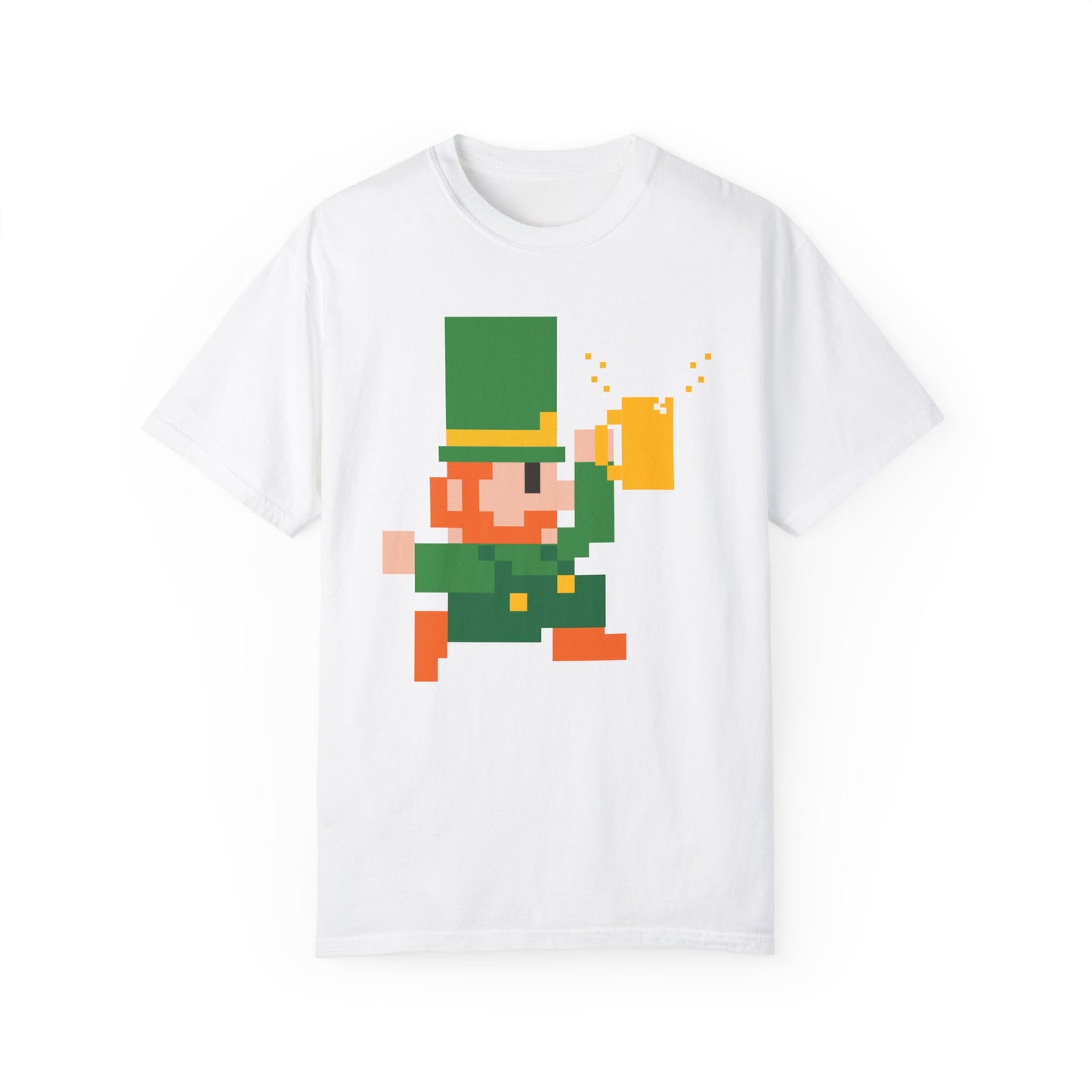 Pixel Leprechaun Tee - Be Lucky