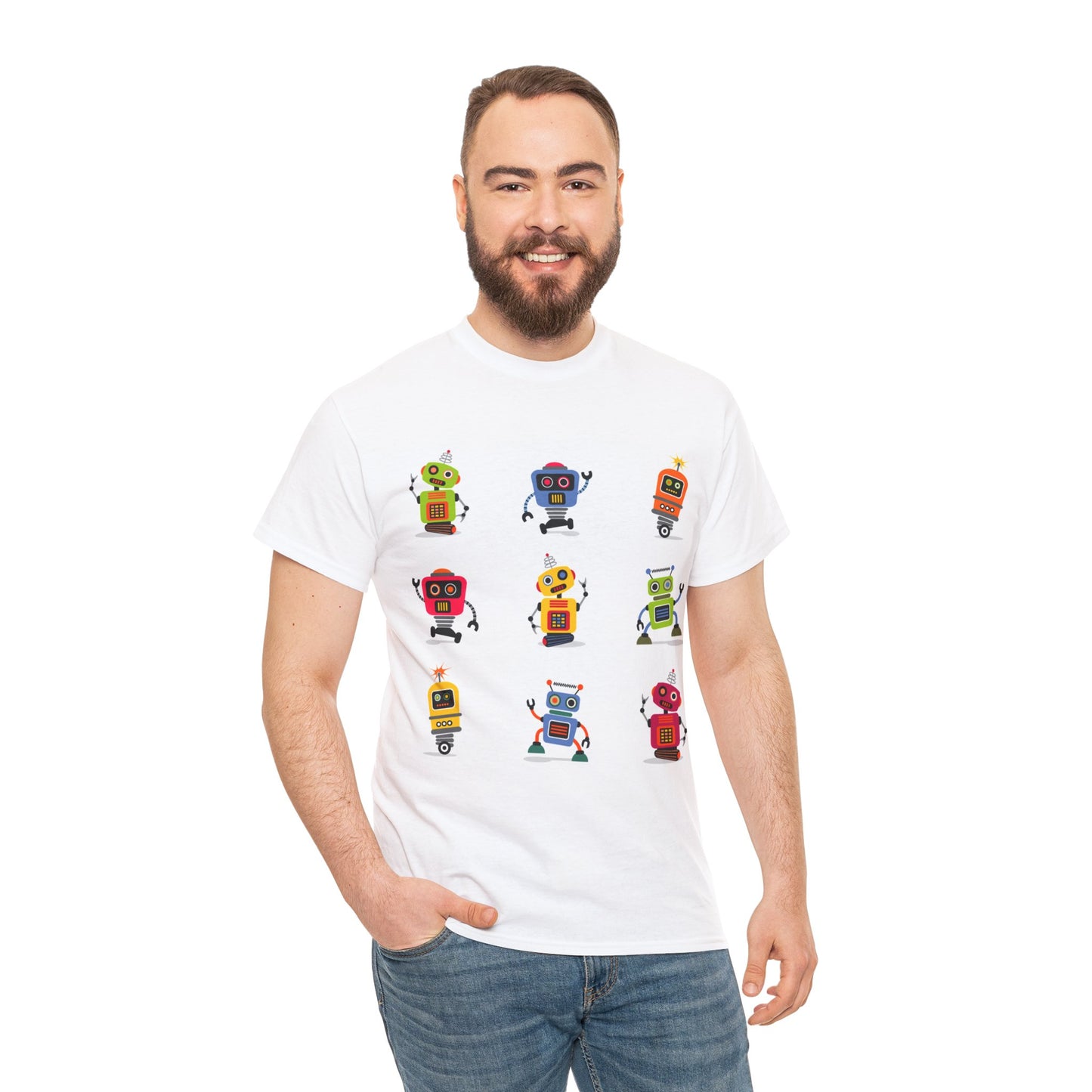 Robots - Unisex Heavy Cotton Tee