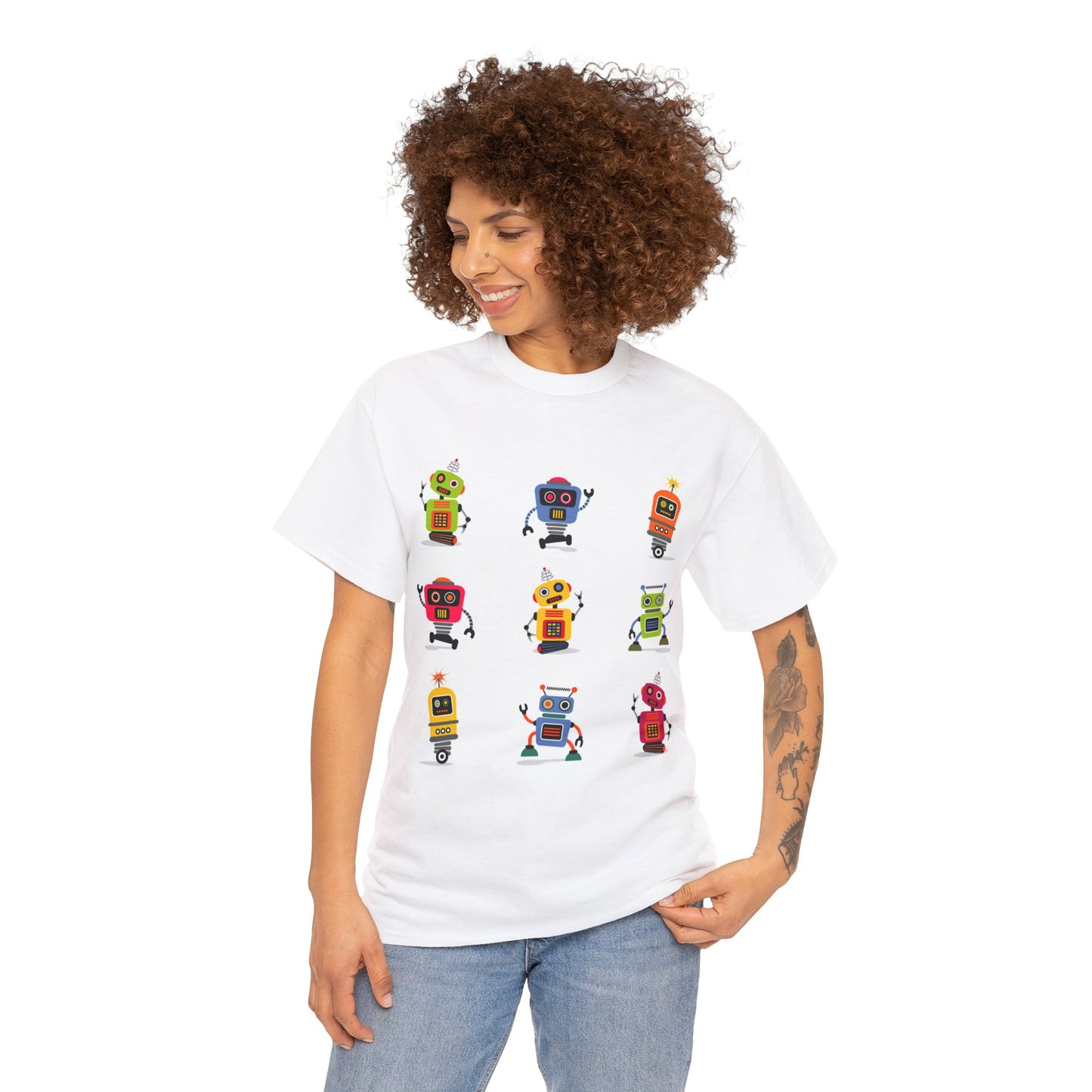 Robots - Unisex Heavy Cotton Tee