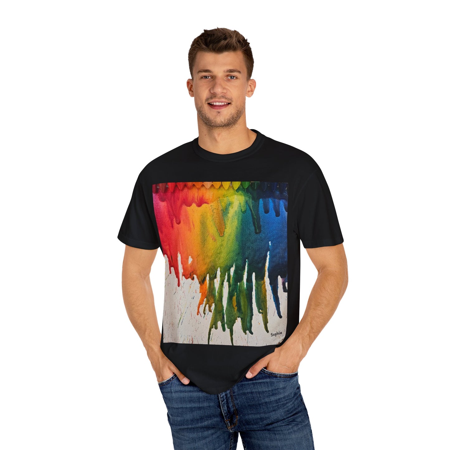 Crayon Explosion T-Shirt by Sophie