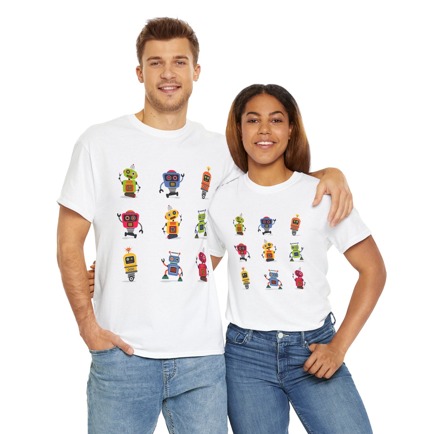 Robots - Unisex Heavy Cotton Tee