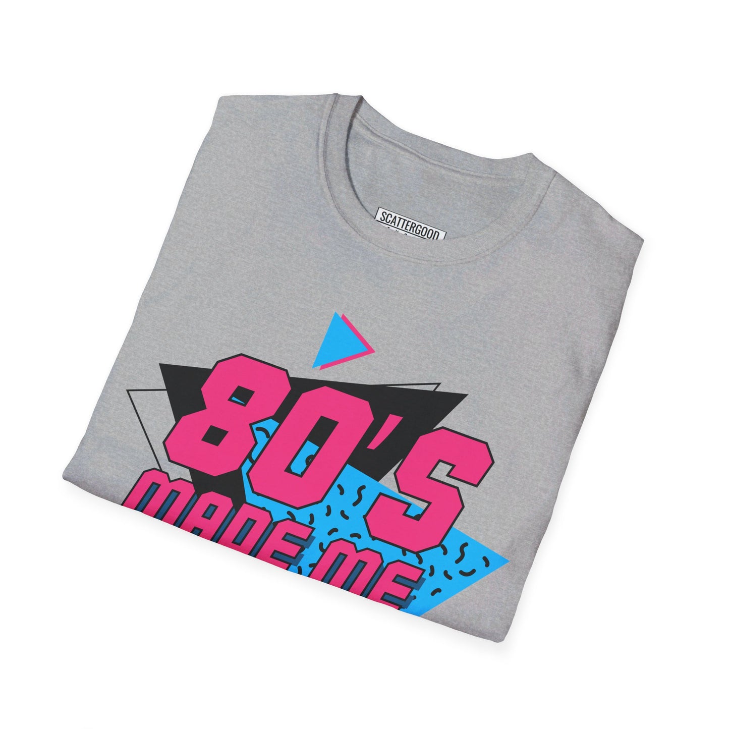 Retro Synthwave T-Shirt with Cassette Arm Design