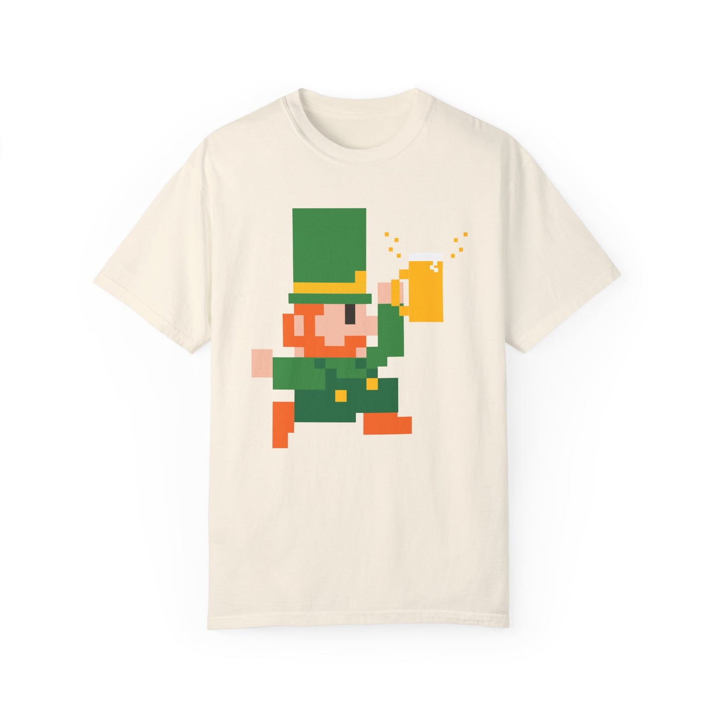 Pixel Leprechaun Tee - Be Lucky