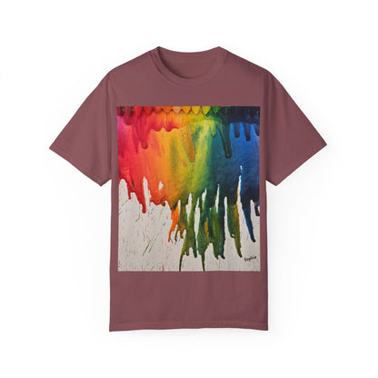 Crayon Explosion T-Shirt by Sophie