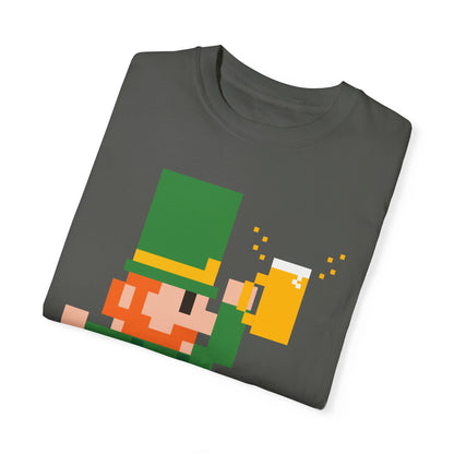 Pixel Leprechaun Tee - Be Lucky