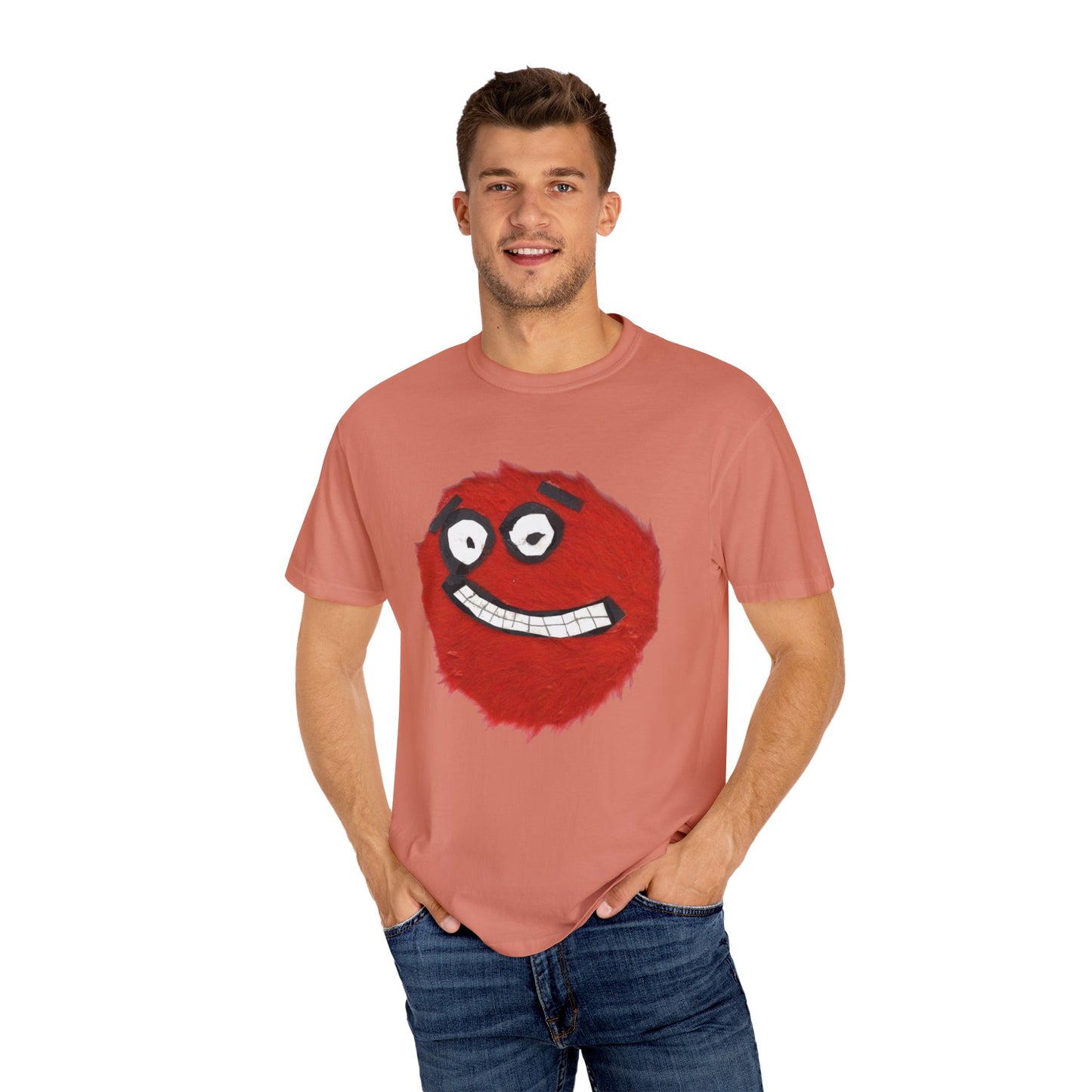 The Red Monster Tee Shirt: Big Furry and Friendly: