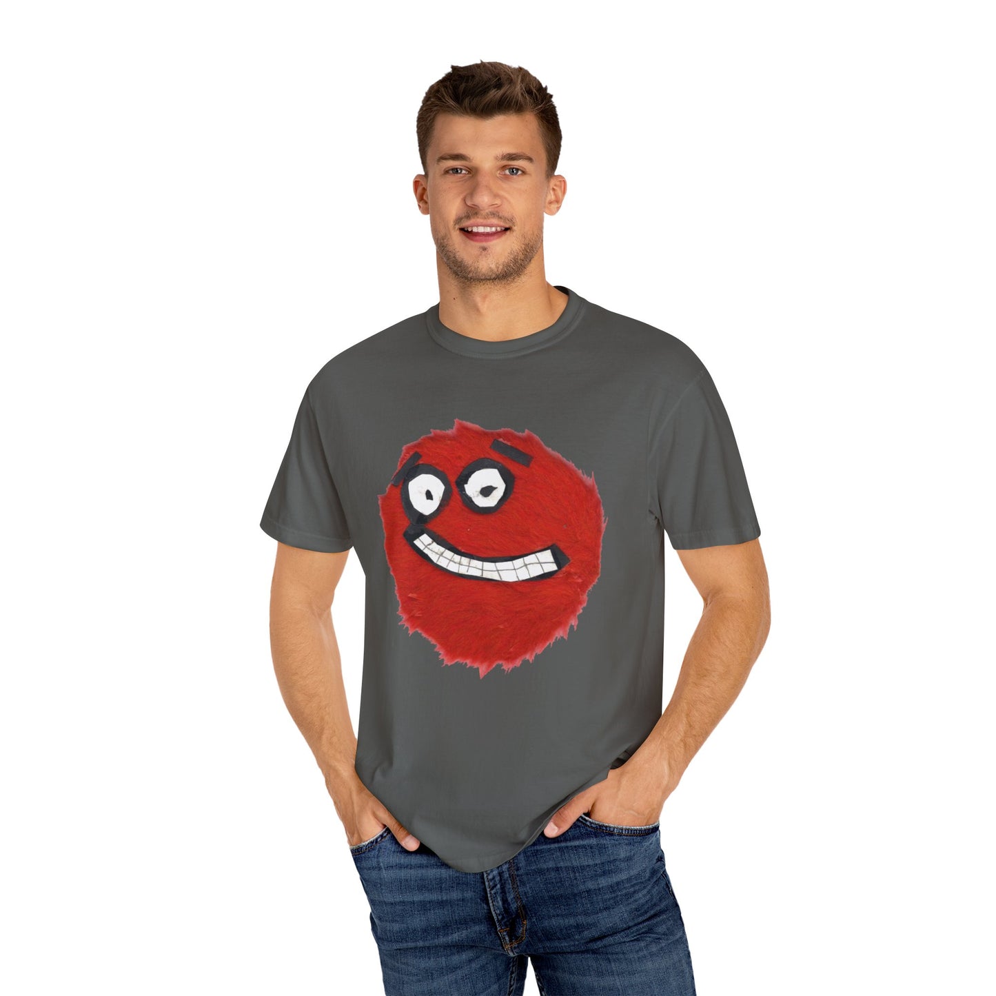 The Red Monster Tee Shirt: Big Furry and Friendly: