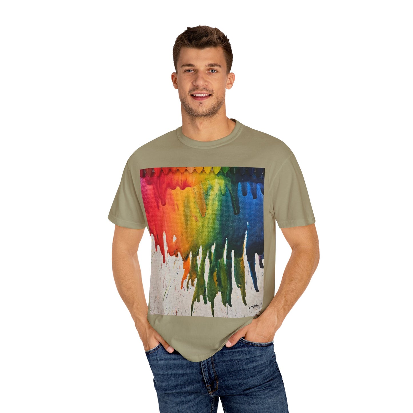 Crayon Explosion T-Shirt by Sophie