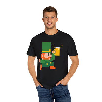 Pixel Leprechaun Tee - Be Lucky