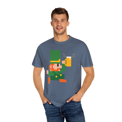 Pixel Leprechaun Tee - Be Lucky