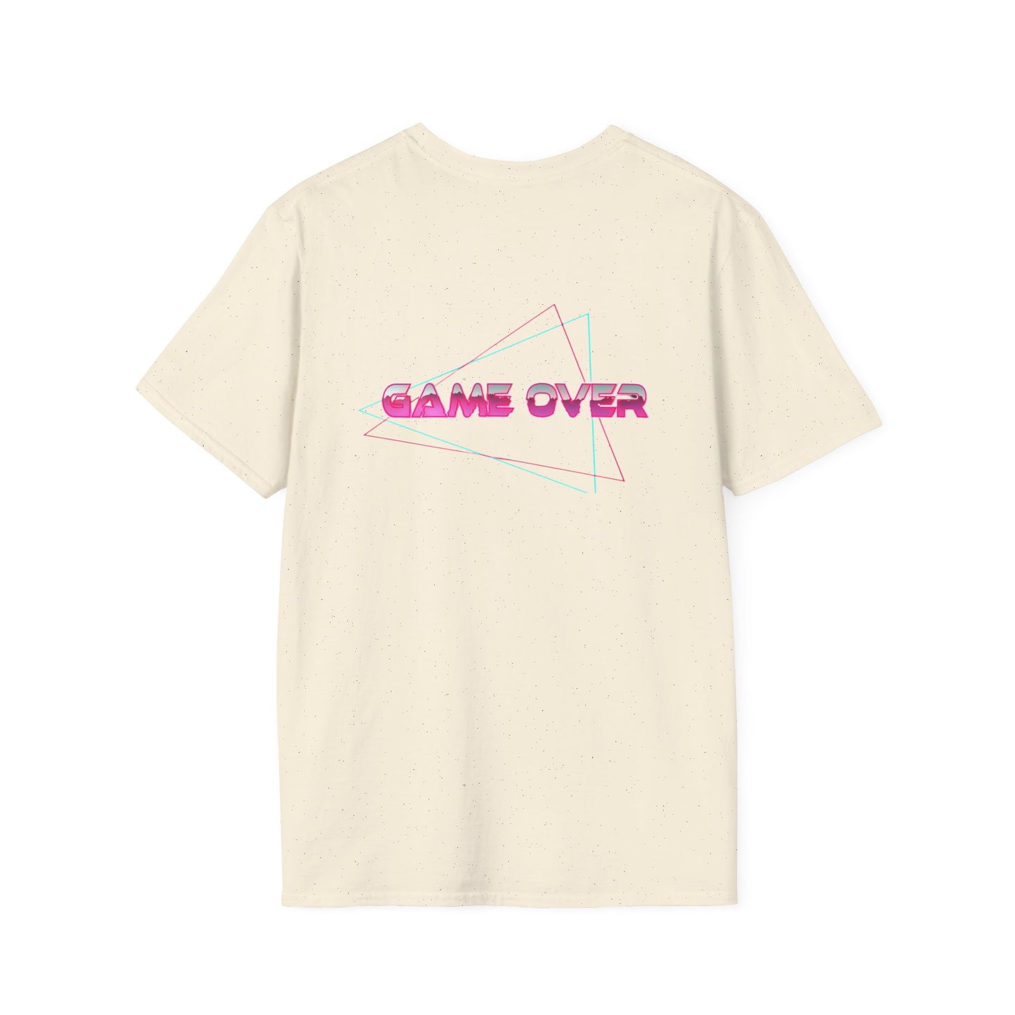 T-Shirt Game Over Computer Game Retro Neon Glow Arcade Tee